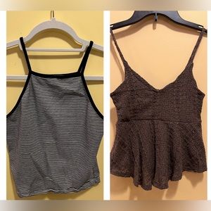 Two Garage crop tank tops!!